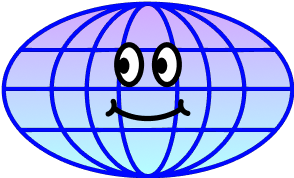 Everything Vibes Globe Logo